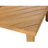 Beliani Sodo kavos staliukas BARATTI 70 cm 70 cm akacijos mediena rudas