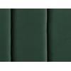 Beliani VILLETTE veliūrinė lova 140 x 200 cm tamsiai žalia