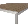 Beliani Sodo stalas VERNIO 180 cm 90 cm metalinis rudas