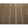 Beliani Sodo stalas VERNIO 180 cm 90 cm metalinis rudas