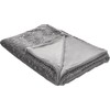 Beliani Blankas 130 x 180 cm pilkas