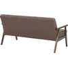 Beliani 3 vietų sofa ASNES ruda