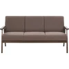Beliani 3 vietų sofa ASNES ruda