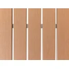 Beliani Sodo baro stalas AVETRANA 150 cm 50 cm rusvas / baltas