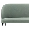 Sofa Beliani 2 vietų valgomojo suoliukas OSBY šviesiai žalias