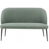 Sofa Beliani 2 vietų valgomojo suoliukas OSBY šviesiai žalias
