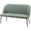 Sofa Beliani 2 vietų valgomojo suoliukas OSBY šviesiai žalias