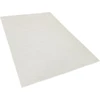Beliani Vilnos kilimas 140 x 200 cm skaldytas baltas ELLEK