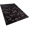Beliani Odos skiautės kilimas 140 x 200 cm rudos spalvos AKSEKI