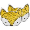Beliani 2 vaikų pagalvių rinkinys fox 50 x 40 cm geltonas VADOMARA