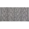 Beliani Karpetas 80 x 150 cm juoda ir balta TERMAL