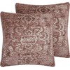 Beliani Lumarko 2 jacquard dekoratyvinės pagalvės 45 x 45 cm rožinės VAKAYAR!