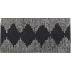 Beliani Lumarko medvilnės kilimas 80 x 150 cm juoda ir balta BATHINDA!