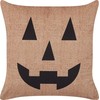 Beliani Lumarko Velour dekoravimo pagalvėlė su Halloween moliūgų 45 x 45 cm SEBES smėlio!