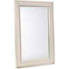 Beliani Sieninis veidrodis CASSIS 60 cm x 90 cm auksinis