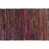 Beliani Medvilniniai kilimai 160 x 230 cm daugiasluoksnis juodas BRTIN
