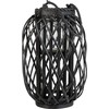 Beliani MAURITIJUS 40 cm juoda medinė lempa