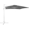 Beliani Sodo skėtis 250 x 250 cm tamsiai pilka MONZA (86109)