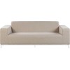 Lauko baldų komplektas Beliani 2 vietų sodo sofa ROVIGO smėlio spalvos