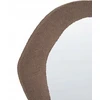 Beliani Sieninis veidrodis BLISMES 79x80 cm, boucle, rudas