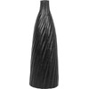 Beliani Dekoratyvinė vaza 54 cm juoda FLORENTIA