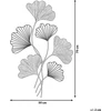 Beliani Sienų dekoracija INDIUM Metalas 79 cm Auksinė