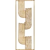 Beliani Sienų dekoracija THULIUM Metal 75 cm Aukso spalvos