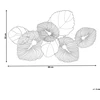 Beliani Sieninis dekoras MAGNESIUM lapas, 55 cm, auksinis