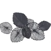Beliani Sieninis dekoras MAGNESIUM lapas, 55 cm, auksinis