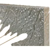 Beliani Sieninis dekoras SKERRIES Metalinis 45 cm pilkas