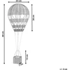 Beliani sienų dekoravimo balionas BEMBA Rattan 60 cm Natural