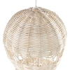 Beliani sienų dekoravimo balionas BEMBA Rattan 60 cm Natural