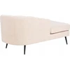 Sofa Beliani Dešininis gultas ALLIER Boucle šviesiai smėlio spalvos