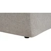 Beliani Trivietė kampinė sofa SVANSELE smėlio pilkumo spalvos, dešininė