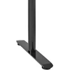 Beliani Elektriškai reguliuojamas stalas DESTINAS juodas / šviesiai rudas 120 cm x 72 cm