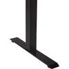 Beliani Destines rašomasis stalas, juodas ir smėlio spalvos, 120 cm x 60 cm