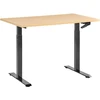 Beliani Destines rašomasis stalas, juodas ir smėlio spalvos, 120 cm x 60 cm