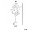 Beliani Dirbtinis augalas FIG TREE 162 cm žalias