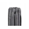 Beliani Trivietė sofa SANDORA, velvetinis audinys, pilka