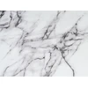 Beliani Valgomojo stalas BOCA baltas marmuras 120 cm
