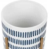Beliani Gėlių stovas NEMOROSA Metalinis 31 cm baltas