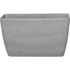 Beliani Baris puodas pilkas 74x32x45 cm