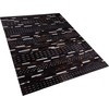 Beliani Odos skiautės kilimas 160 x 230 cm rudos spalvos AKSEKI