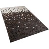 Beliani Odos skiautės kilimas 140 x 200 cm rudos rudos spalvos EYIM