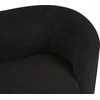 Beliani Dviejų vietų sofa LOEN Boucle juoda