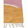 Beliani Kilimas XINALI rožinis 140 x 200 cm medvilninis