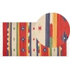 Beliani Kilimas ALAPARS Spalvotas 80 x 150 cm Medvilninis Kilim