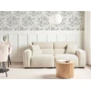 Beliani Trivietė sofa FAUSKAN šviesiai smėlio spalvos