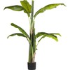 Beliani Dirbtinis augalas MUSA TREE 154 cm žalias