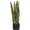 Beliani Dirbtinis vazoninis augalas 63 cm SNAKE PLANT